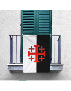 Bannière avec Croix Ordre du Saint-Sépulcre de Jérusalem... 2
