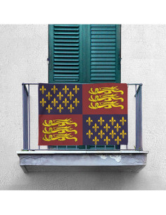 Bannière Royaume d'Angleterre XIV-XV siècles (70x100 cms.) 2