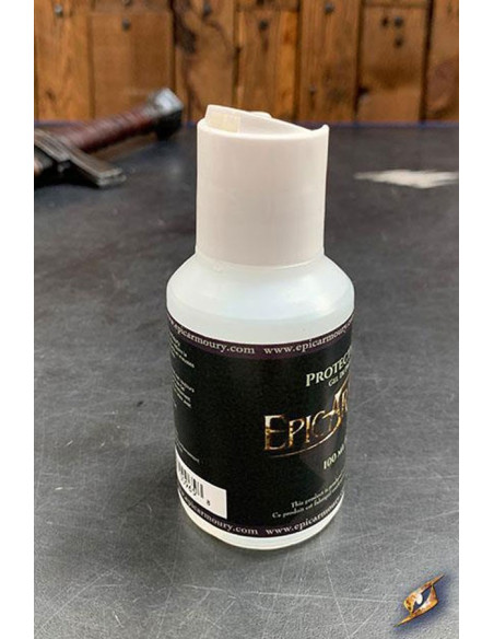 Gel de protection en silicone pour latex