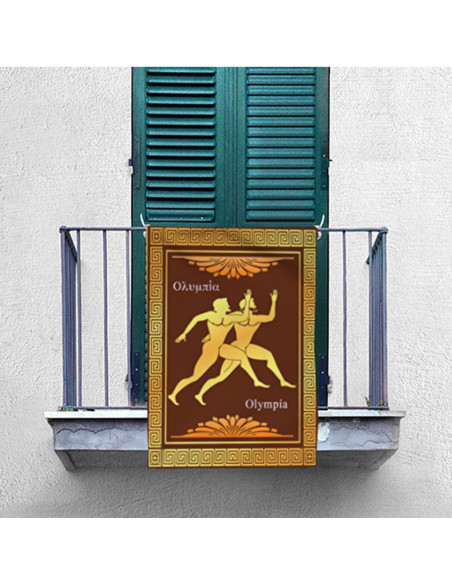 Bannière Olympiques Grecs, Athlétisme...