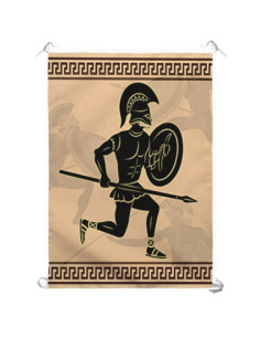 Bannière combattants grecs (70x100 cms.)