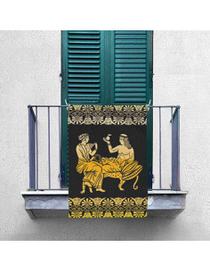 Bannière de repos et de loisirs en Grèce classique... 2