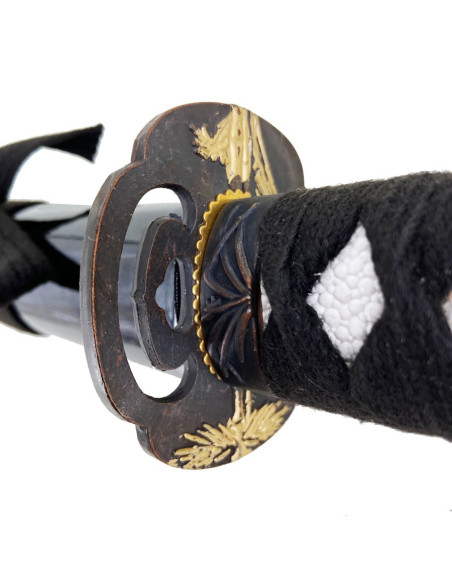 Acier au carbone Katana huile chaude