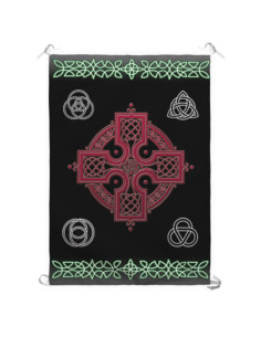 Bannière Symbolisme et Croix Celtique (70x100 cms.)