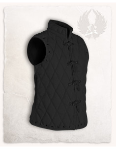 Gilet matelassé Arthur noir sans manches