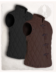 Gilet matelassé sans manches marron Arthur 2