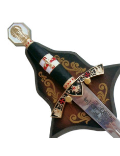 Poignard des Templiers avec table à accrocher 2