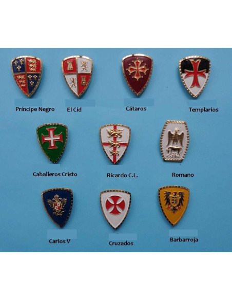 Aimant Bouclier des Croisés, 5 cm.