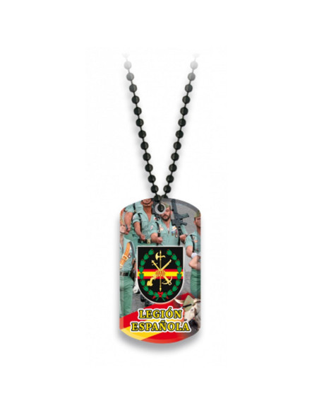 Assiette avec chaîne à boules de la...