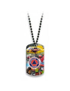 Plaque avec chaîne à billes Protection Civile, Espagne