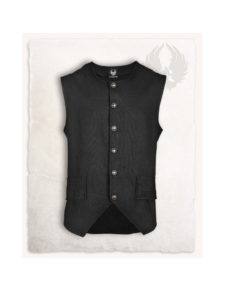 Gilet pirate Fletcher noir