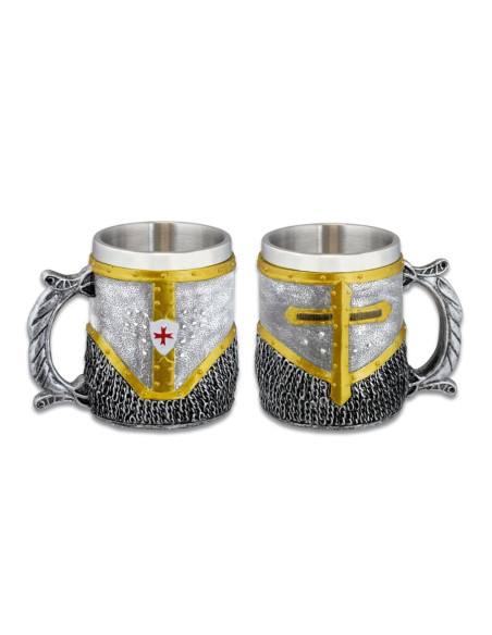 Mug templier en cotte de mailles