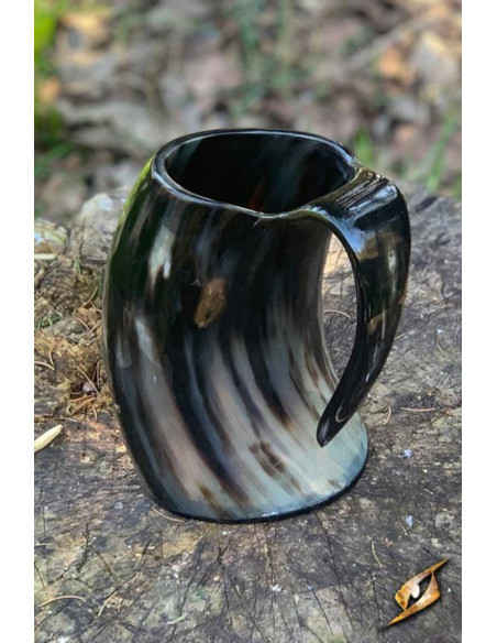 Bocal en bois Viking modèle Vegvisir,...