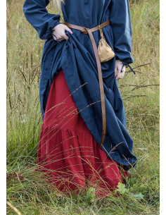Jupe ou jupon médiéval, couleur rouge 2