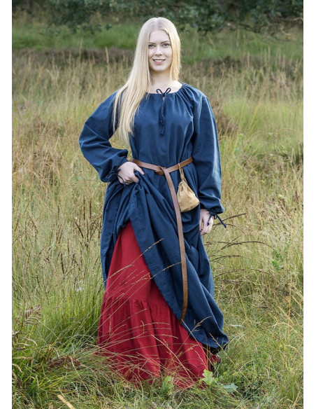 Jupe ou jupon médiéval, couleur rouge