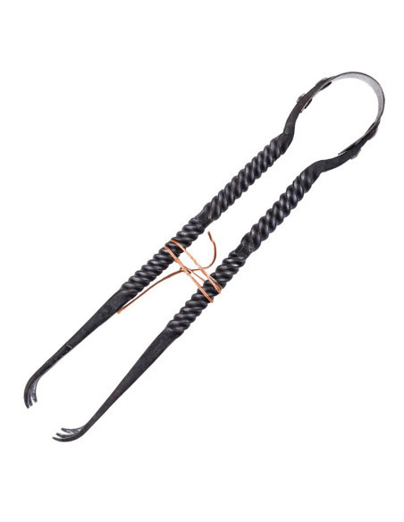 Pinces médiévales en fer forgées à la...