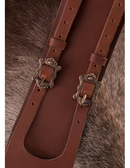 Ceinture en cuir de pirate avec deux...