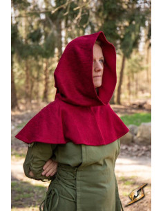 Capuche médiévale de l'Aventurier, coton