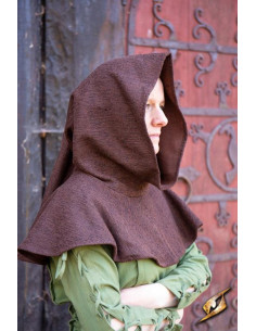 Capuche médiévale de l'Aventurier, coton 2