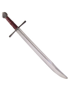 Épée gothique médiévale de combat de type Falchion