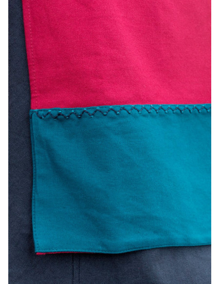 Robe tablier Viking Hilja rouge avec...