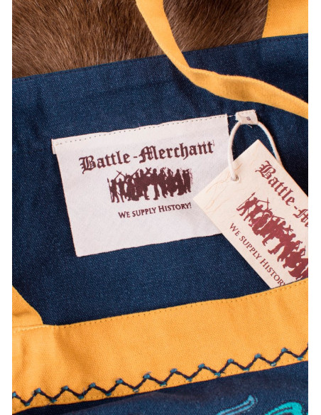 Robe tablier bleu Viking Hilja avec...