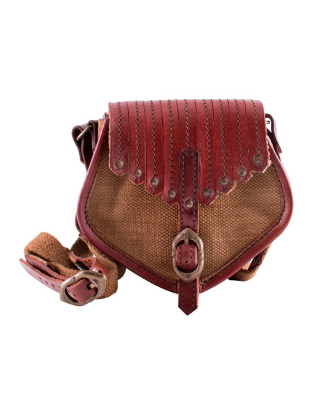 Sac Viking en toile et cuir