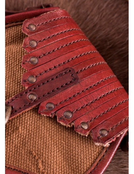 Sac Viking en toile et cuir