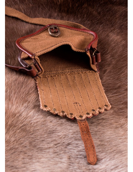 Sac Viking en toile et cuir