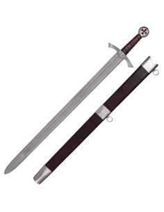 Épée templière écossaise avec fourreau 2