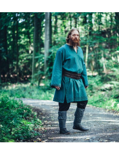 Tunique viking modèle Borr, vert