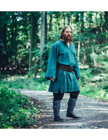 Tunique viking modèle Borr, vert