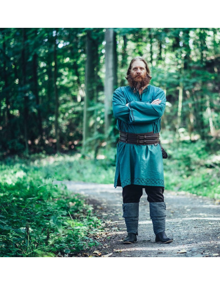 Tunique viking modèle Borr, vert