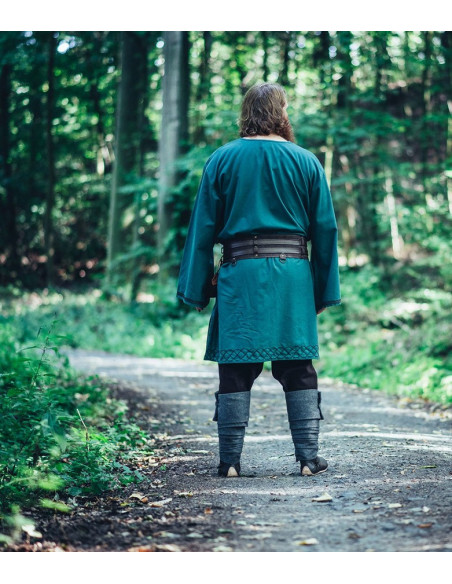 Tunique viking modèle Borr, vert