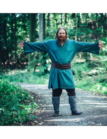 Tunique viking modèle Borr, vert