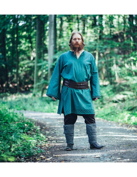 Tunique viking modèle Borr, vert