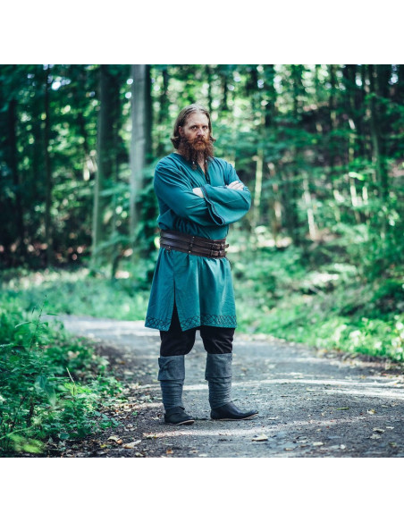 Tunique viking modèle Borr, vert