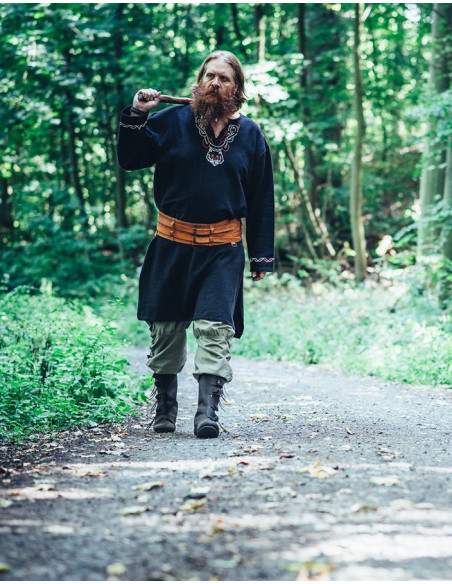 Tunique viking avec broderie Freki,...