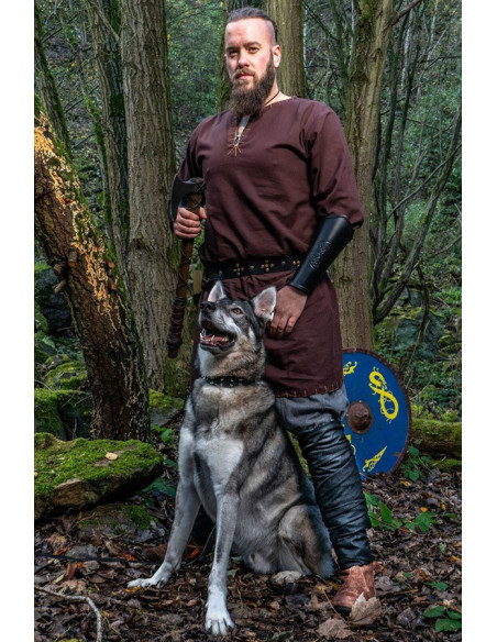 Tunique viking avec broderie Erwin,...
