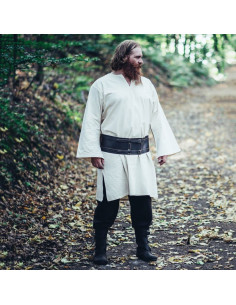 Tunique viking classique Thor, blanc naturel