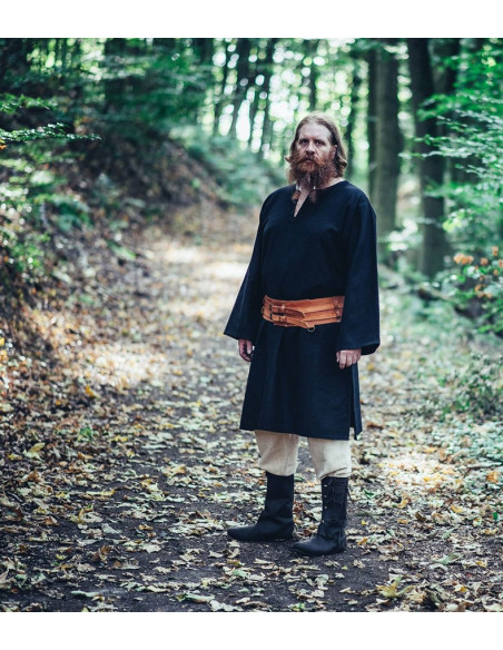 Robe Viking classique Thor, noir