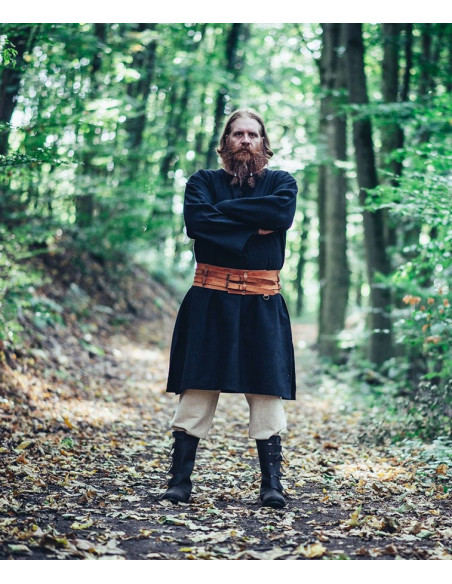 Robe Viking classique Thor, noir