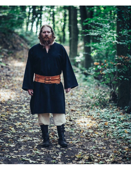 Robe Viking classique Thor, noir
