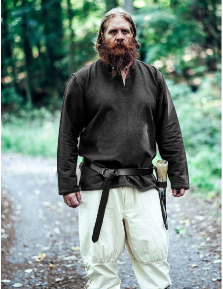 Tunique viking Ivar, noire