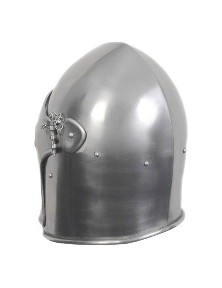 Bacinet de guerrier médiéval, avec...