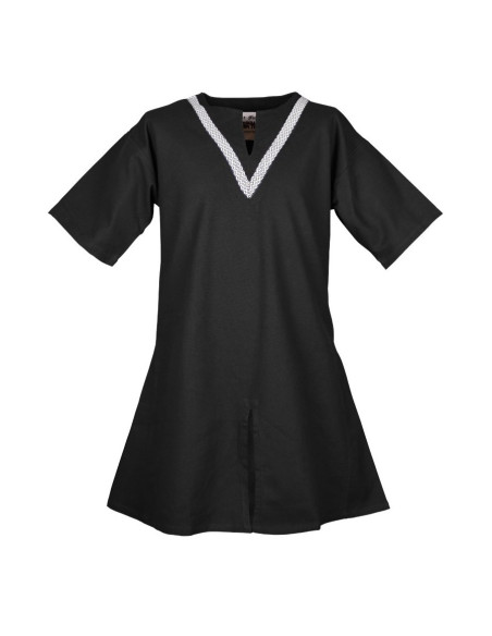 Tunique médiévale Ailrik noire