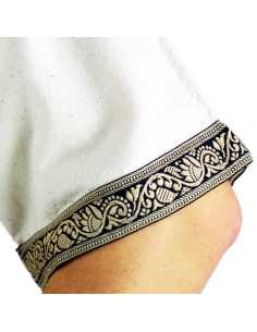 Tunique viking manche courte Richard, blanc naturel 2