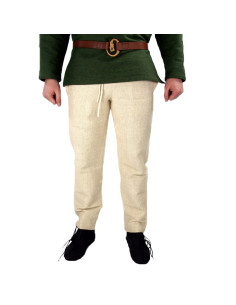 Pantalon médiéval Joren, chanvre