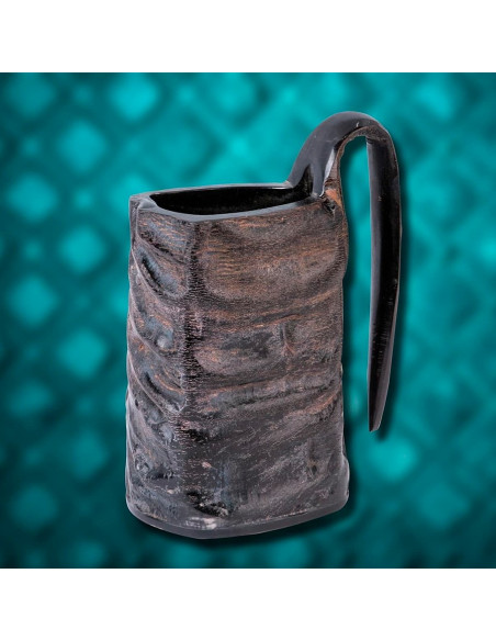 Mug viking en corne véritable