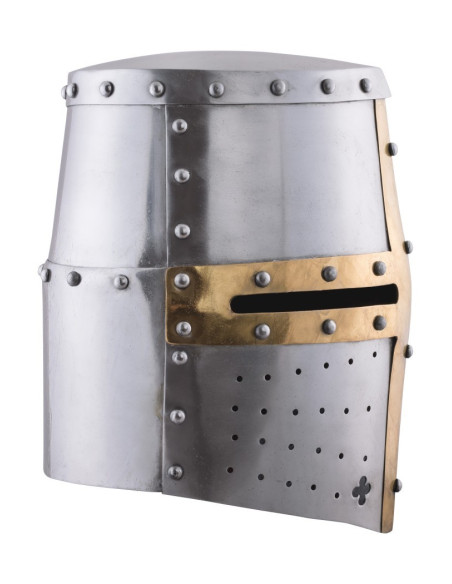 Grand heaume médiéval, XIVe siècle,...